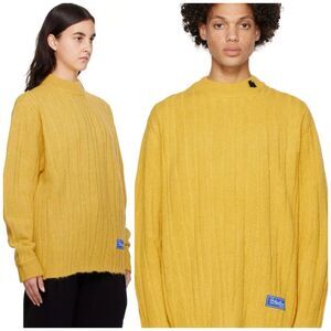 Ader Error Unisex Alpaca Heavy Knit Sweater Oversized Designer Chunky Knit Sz A2